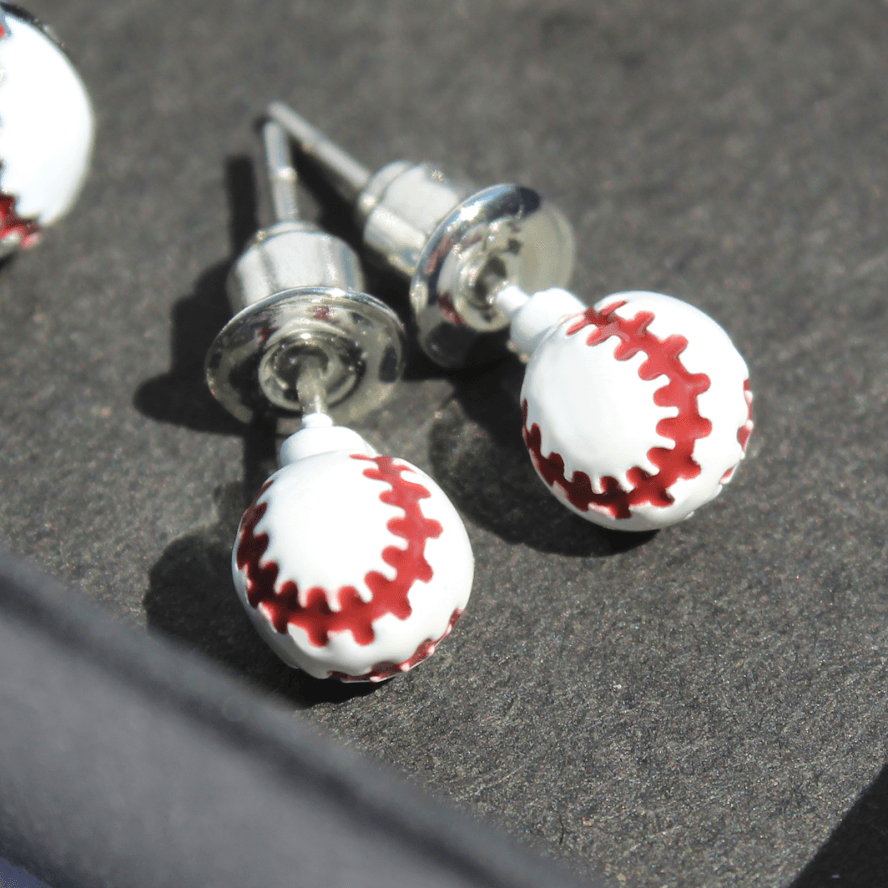 2pk Baseball Stud Earrings – 2 pairs by Ballpark Elite - VirtuousWares:Global