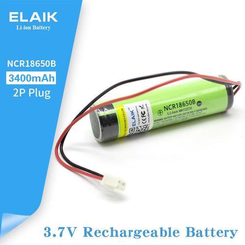 3.7V 18650 NCR18650B 3400mAh Rechargeable Li-lon battery with PCB +2P - VirtuousWares:Global