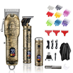 3 in 1 Professional Hair Clipper Trimmer for Men Hair Cut USB - VirtuousWares:Global