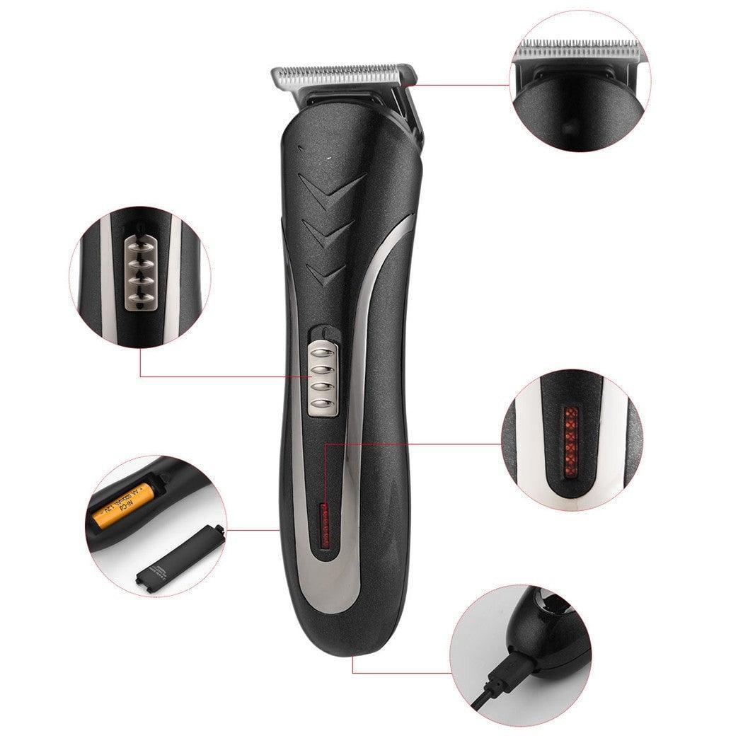 3 In 1 Professional Hair Trimmer Men's Hair Clipper Rechargeable Nose - VirtuousWares:Global