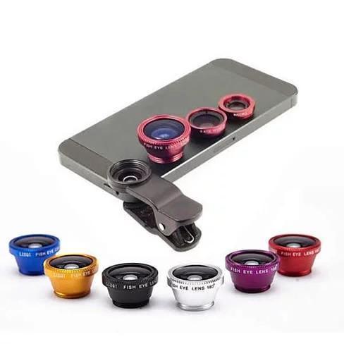 3-in-1 Universal Clip on Smartphone Camera Lens - 6 Colors - VirtuousWares:Global