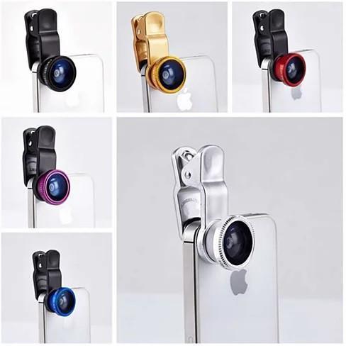 3-in-1 Universal Clip on Smartphone Camera Lens - 6 Colors - VirtuousWares:Global