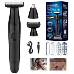 3 in1 Electric Shaver for Men Wet Dry Electric Razor Facial Beard & - VirtuousWares:Global