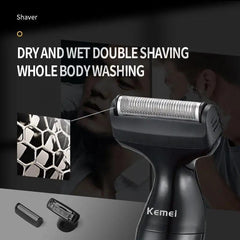 3 in1 Electric Shaver for Men Wet Dry Electric Razor Facial Beard & - VirtuousWares:Global