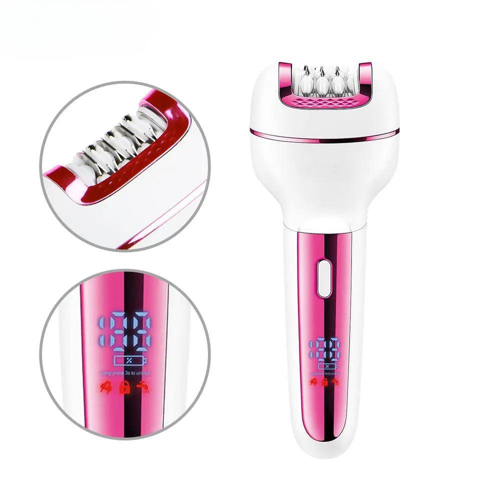 3 in1 Epilator Women Electric Shaver For Face & Body Rechargeable Lady - VirtuousWares:Global