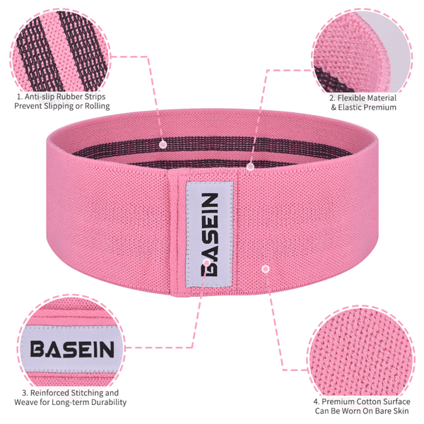 3 Pack Set Resistance Exercise Fitness Bands - VirtuousWares:Global
