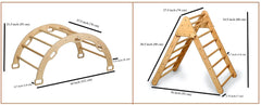 3 Pieces Climbing Set / Triangle - Arch - Ramp - VirtuousWares:Global