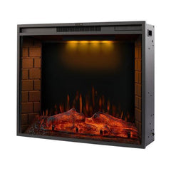 30 inch LED Recessed Electric Fireplace with 3 Top Light Colors - VirtuousWares:Global