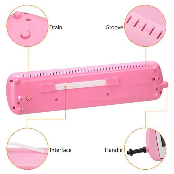 32-Key Melodica with Blowpipe & Blow Pipe - VirtuousWares:Global