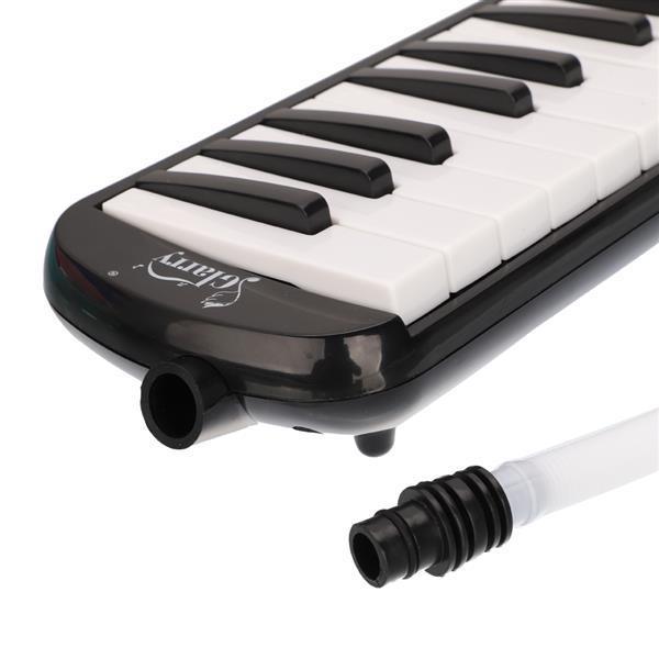 32-Key Melodica with Mouthpiece & Hose & Bag Black - VirtuousWares:Global
