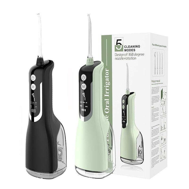 330ml Portable Oral Irrigator Dental Rechargeable Water Flosser 5 - VirtuousWares:Global