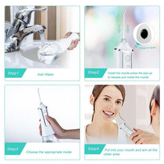 350ml Large Water Tank Dental Flushing Device USB Charging Irrigator - VirtuousWares:Global