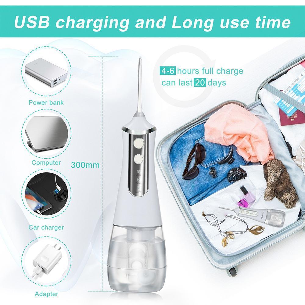 350ml Large Water Tank Dental Flushing Device USB Charging Irrigator - VirtuousWares:Global