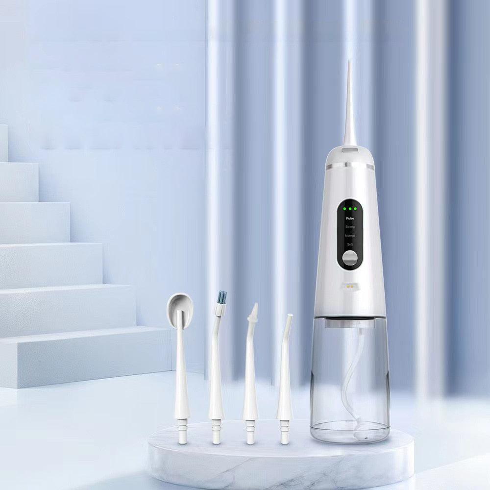 350ML Portable Electric Oral Irrigator Dental Water Flosser USB - VirtuousWares:Global