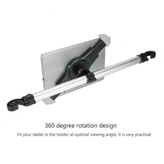 360 Degree Rotation Aluminum Seat Tablet Holder - VirtuousWares:Global