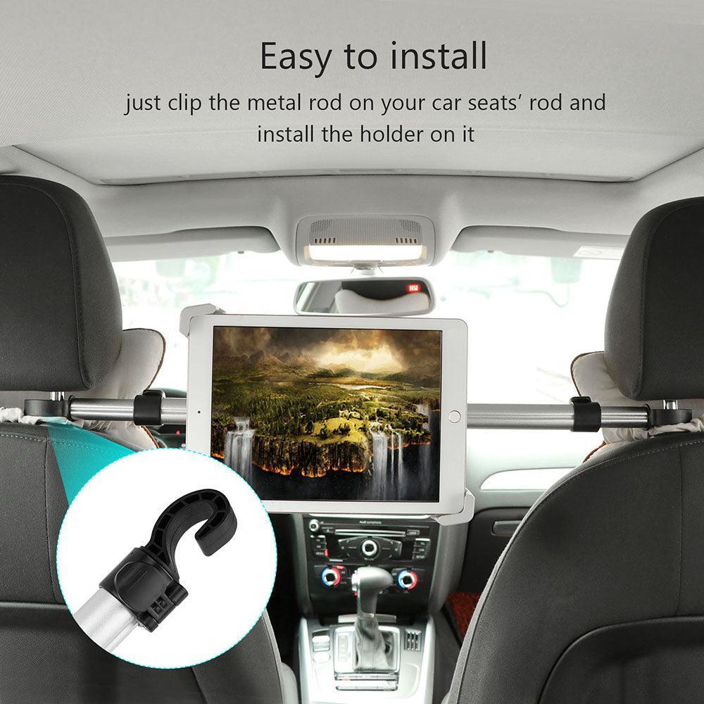 360 Degree Rotation Aluminum Seat Tablet Holder - VirtuousWares:Global