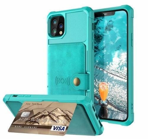 360 Protection Magnetic Leather Wallet Armor Case for iPhone - VirtuousWares:Global