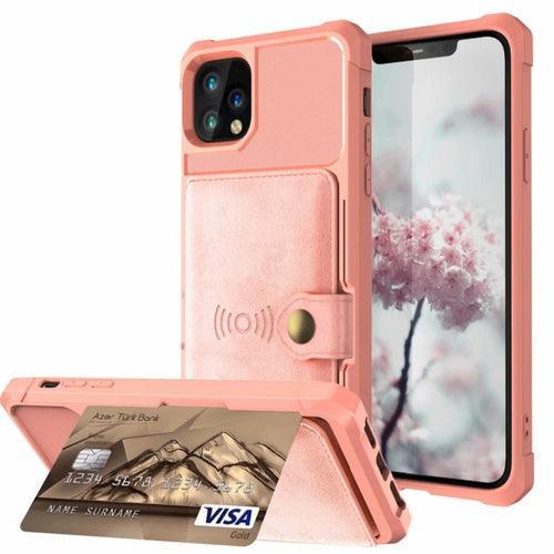 360 Protection Magnetic Leather Wallet Armor Case for iPhone - VirtuousWares:Global