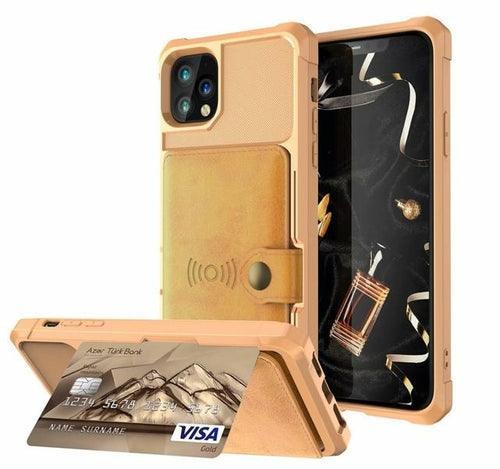 360 Protection Magnetic Leather Wallet Armor Case for iPhone - VirtuousWares:Global