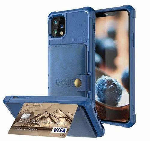 360 Protection Magnetic Leather Wallet Armor Case for iPhone - VirtuousWares:Global