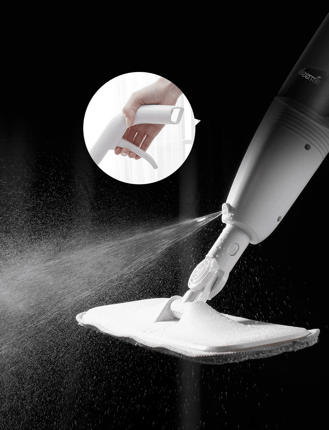 360° Rotation Water Tank Spray Mop for Home Kitchen - VirtuousWares:Global