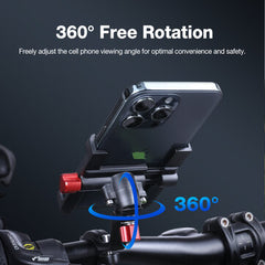 LAOTIE BM2 Universal Bike Phone Holder Four Corners Shockproof Free Rotation 4.0