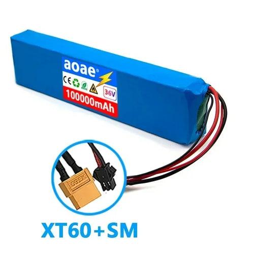 36V 100000mAh 18650 Rechargeable Lithium Battery Pack 10S3P Power - VirtuousWares:Global