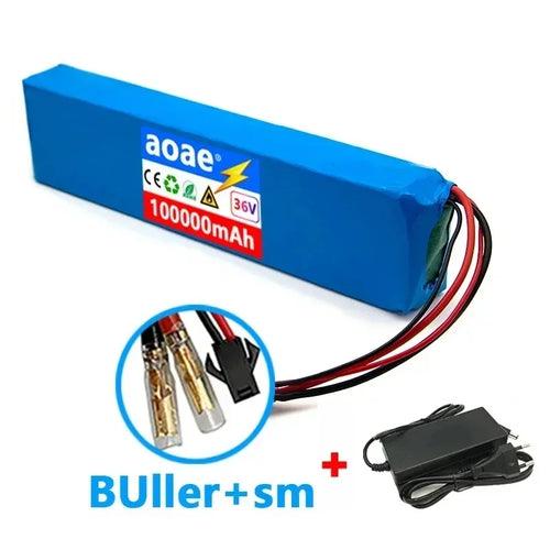 36V 100000mAh 18650 Rechargeable Lithium Battery Pack 10S3P Power - VirtuousWares:Global