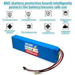 36V 100000mAh 18650 Rechargeable Lithium Battery Pack 10S3P Power - VirtuousWares:Global