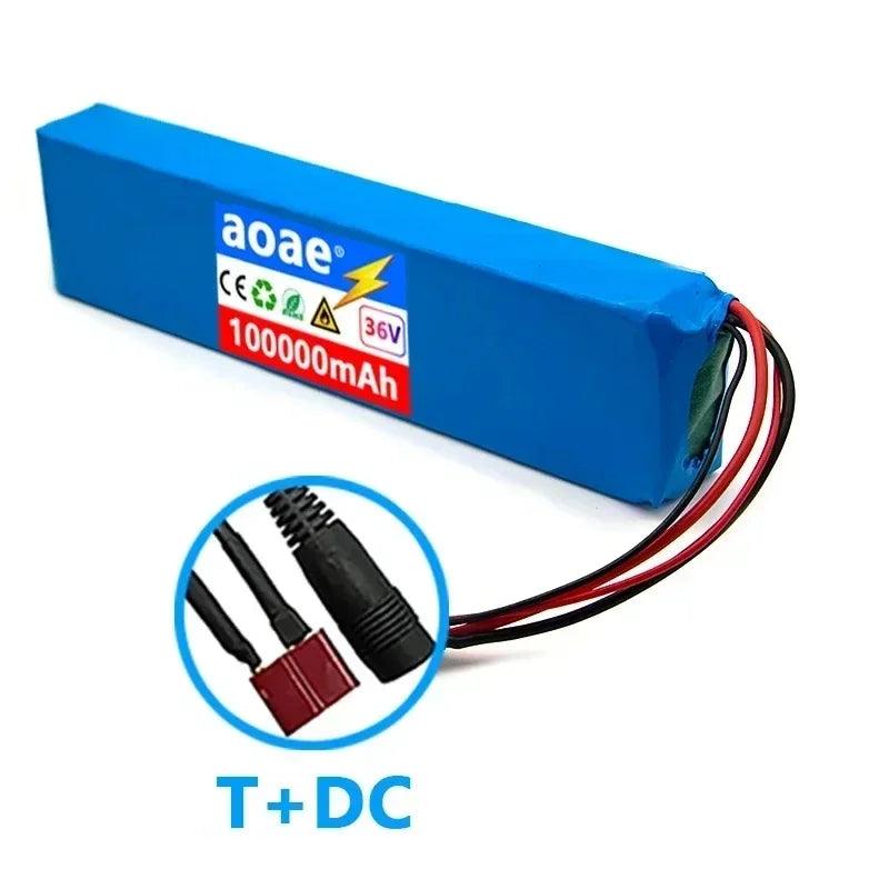 36V 100000mAh 18650 Rechargeable Lithium Battery Pack 10S3P Power - VirtuousWares:Global