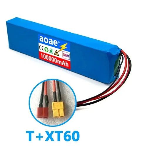 36V 100000mAh 18650 Rechargeable Lithium Battery Pack 10S3P Power - VirtuousWares:Global