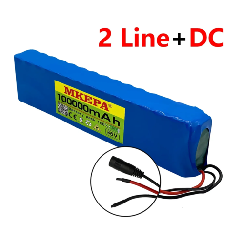 36V 100Ah 18650 Rechargeable Lithium Battery Pack 10S3P 1000W Power - VirtuousWares:Global