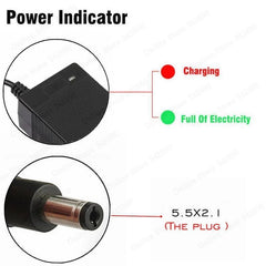 36V 2A Electric Bike battery charger 42V 2A Charger Lithium Li-ion - VirtuousWares:Global