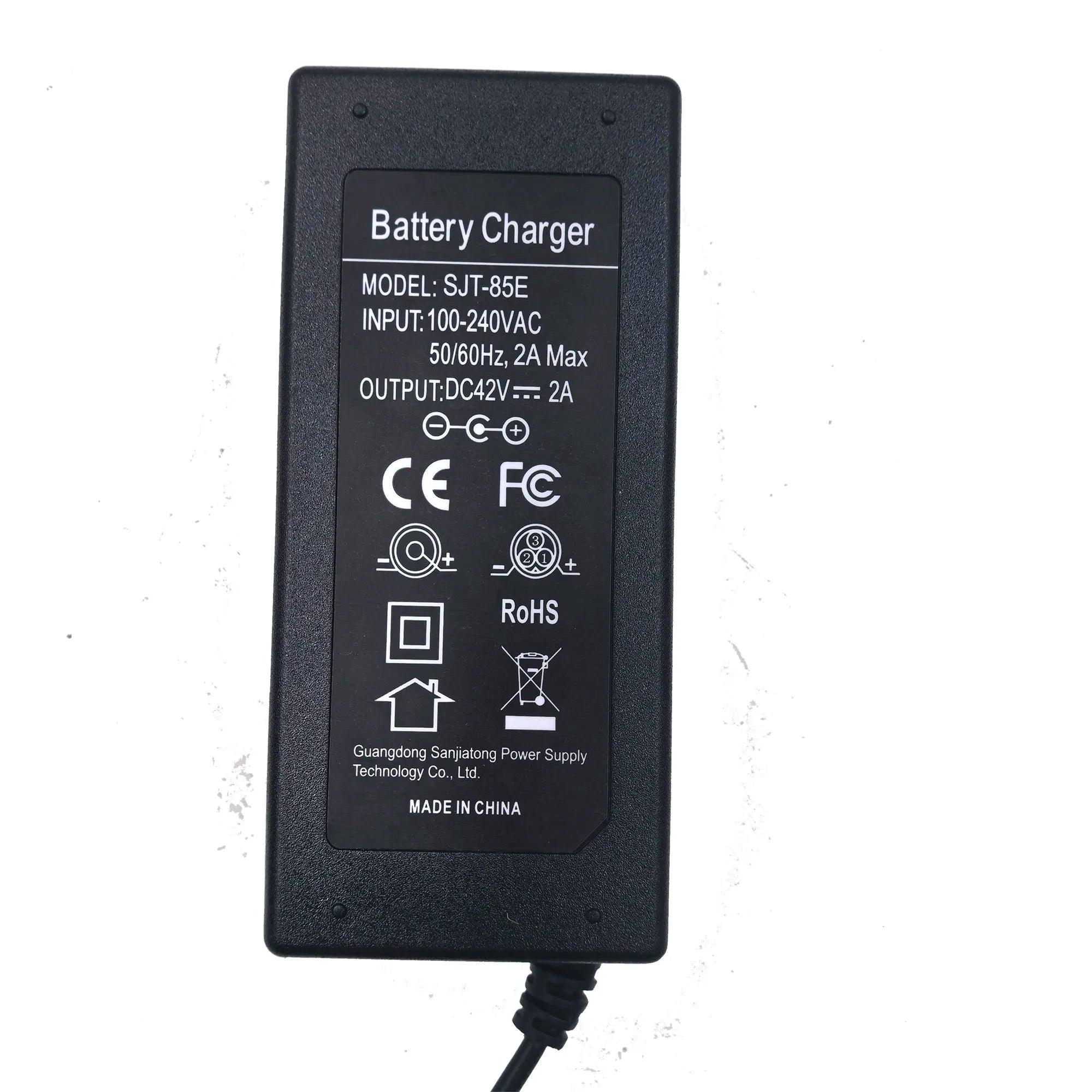 36V 2A Electric Bike battery charger 42V 2A Charger Lithium Li-ion - VirtuousWares:Global