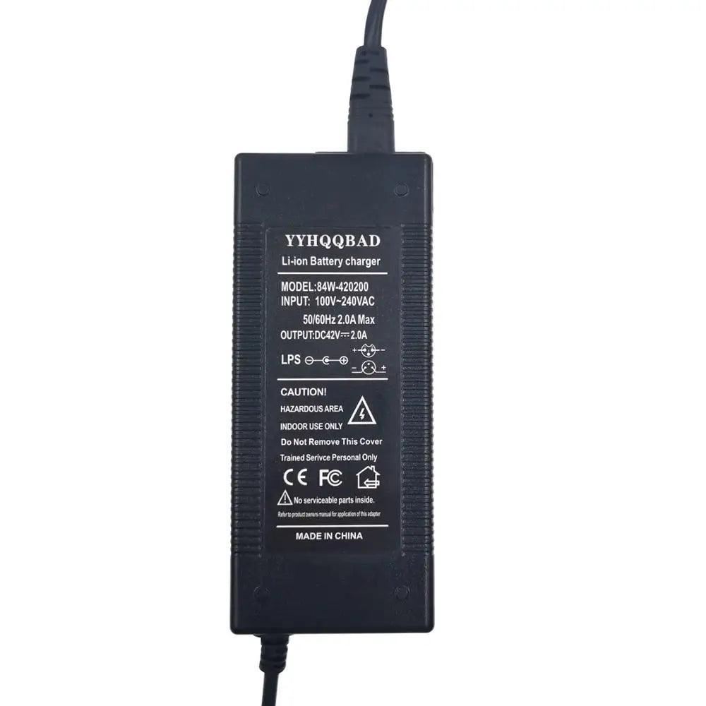 36V Charger Output 42V 2A Powerboard Lithium Battery Charge with RCA10MM Connector - VirtuousWares:Global