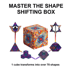 3D Changeable Magnetic Magic Cube For Kids Puzzle Cube Antistress Toy - VirtuousWares:Global