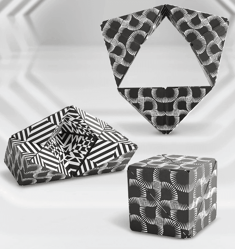 3D Changeable Magnetic Magic Cube For Kids Puzzle Cube Antistress Toy - VirtuousWares:Global