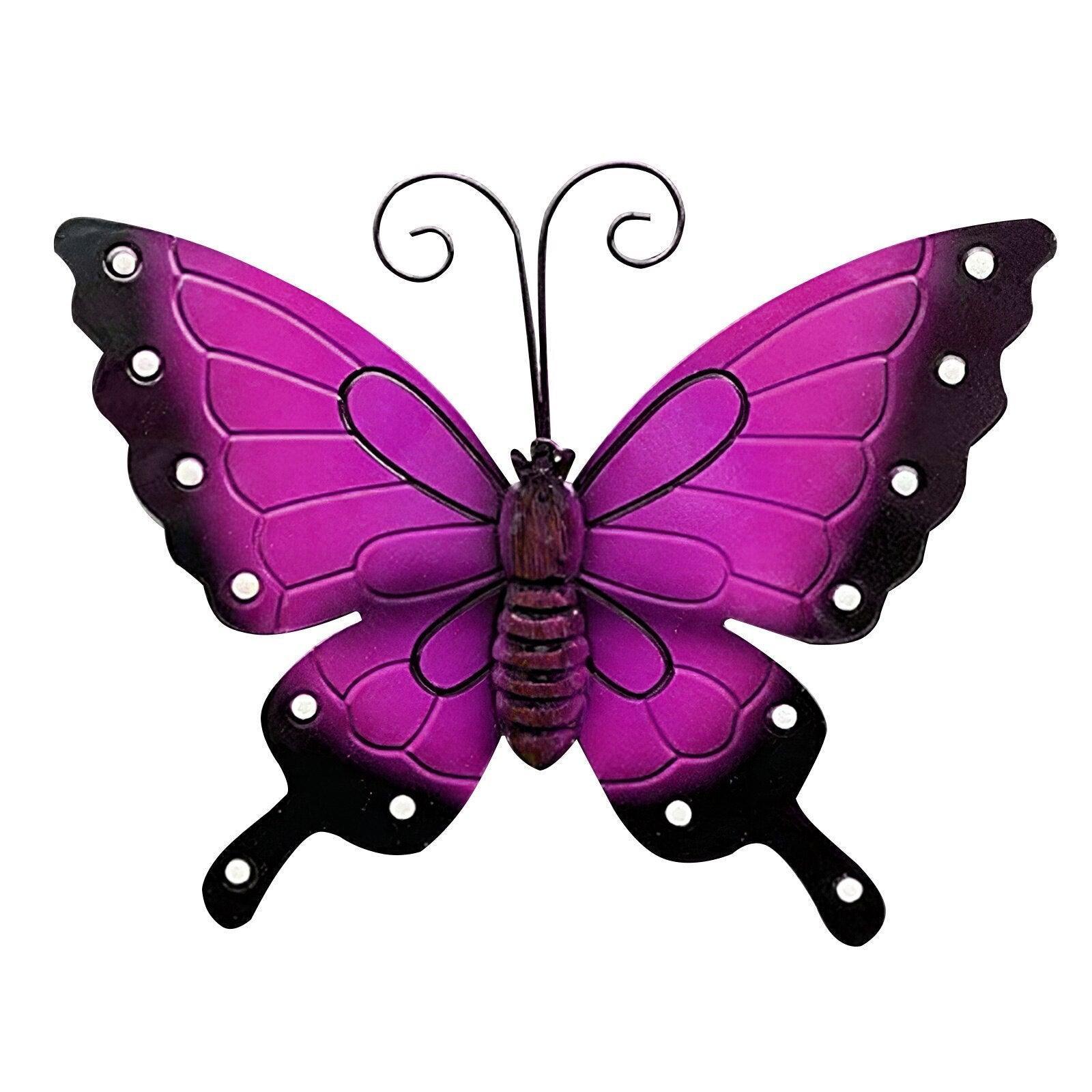 3d Metal Butterfly Wall Stickers For Living Room - VirtuousWares:Global