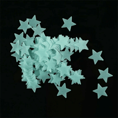 3D Stars Glow Luminous Fluorescent Wall Stickers - VirtuousWares:Global