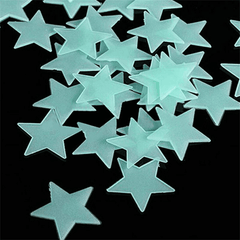 3D Stars Glow Luminous Fluorescent Wall Stickers - VirtuousWares:Global