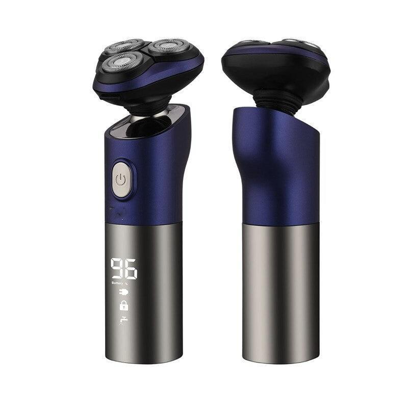 3D Waterproof Electric Shaver For Men Beard Trimmer Digital LED - VirtuousWares:Global