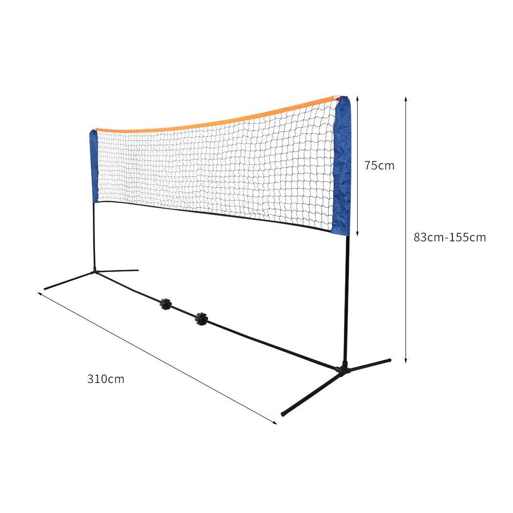 3M Badminton Volleyball Tennis Net Portable Sports Set Stand Beach - VirtuousWares:Global