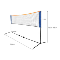 3M Badminton Volleyball Tennis Net Portable Sports Set Stand Beach - VirtuousWares:Global