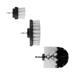3PCS Drill Scrubber Brush Bristle Bathtub Cleaner - VirtuousWares:Global