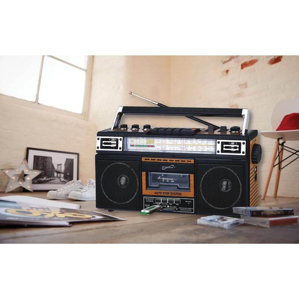 4 Band Radio & Cassette Player + Cassette To Mp3 Converter & Bluetooth - VirtuousWares:Global