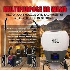 4 Gallon Backpack Sprayer Electric Pump Sprayer with Multiple Nozzles - VirtuousWares:Global