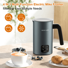4 IN 1 Automatic Hot and Cold Foam Maker Frother for Coffee - VirtuousWares:Global