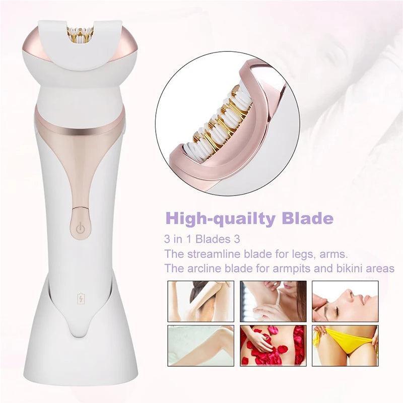 4 In 1 Electric Lady Epilator Bikini Trimmer Shaver Razor Underarm - VirtuousWares:Global