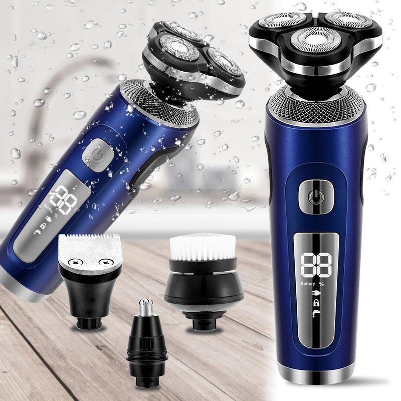 4 in 1 Electric Shaver 3D Floating Cutters USB Fast Charge - VirtuousWares:Global