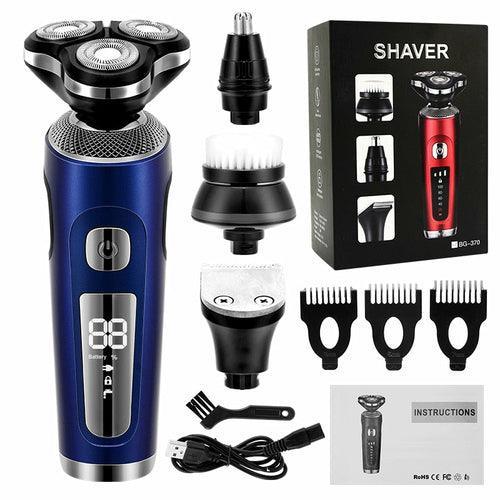 4 in 1 Electric Shaver 3D Floating Cutters USB Fast Charge - VirtuousWares:Global